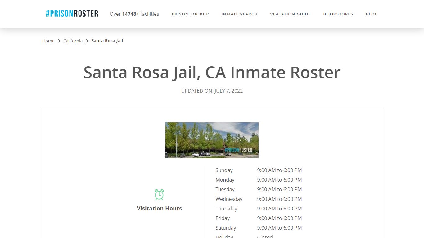 Santa Rosa Jail, CA Inmate Roster - Prisonroster