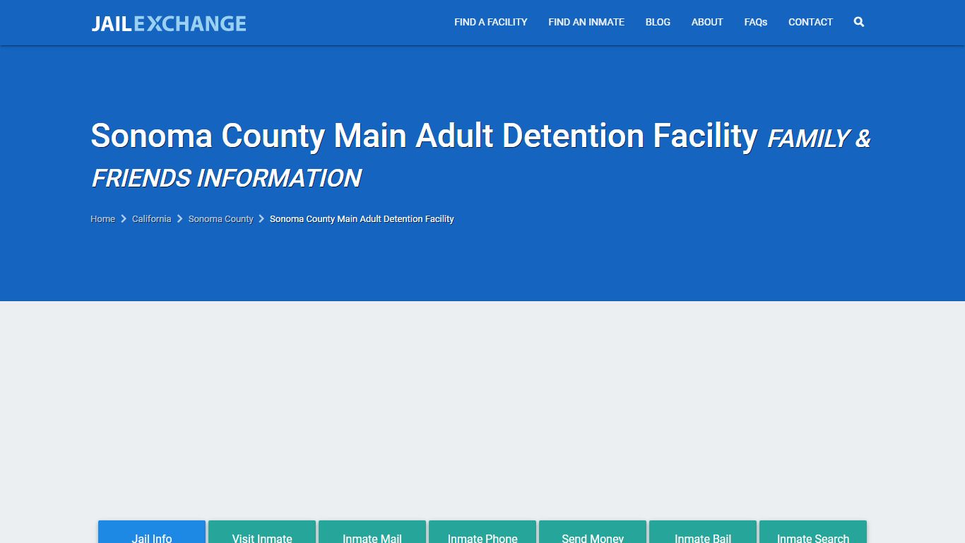 Sonoma County Main Adult Detention ... - JAIL EXCHANGE